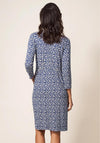 White Stuff Tallie Print Jersey Dress, Navy Multi