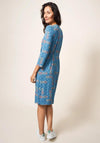 White Stuff Tallie Print Jersey Dress, Teal Multi