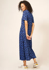 White Stuff Rua Print Jersey Midi Dress, Blue & Navy