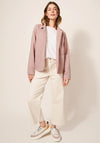 White Stuff Carrie Relaxed Denim Jacket, Pink