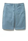 White Stuff Twister Chino Knee Length Shorts, Mid Teal