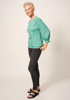 White Stuff Mollie Jersey Top, Mid Teal