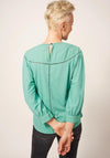 White Stuff Mollie Jersey Top, Mid Teal
