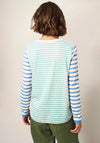 White Stuff Cassie Stripe Long Sleeve T-Shirt, Blue Multi