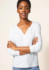 White Stuff Nelly Long Sleeve T-Shirt, White