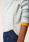White Stuff Cassie Stripe Long Sleeve T-Shirt, Natural