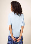 White Stuff Annabel Fairtrade Cotton T-Shirt, Light Blue
