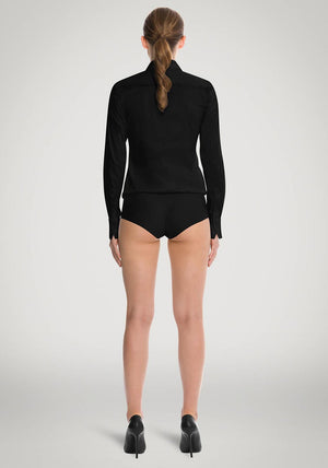 Wolford London Shirt Bodysuit, Black