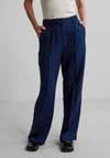 Y.A.S Nilla High Waist Trousers, Sodalite Blue