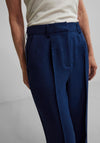Y.A.S Nilla High Waist Trousers, Sodalite Blue
