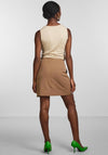 Y.A.S Loui Mini Skirt, Otter