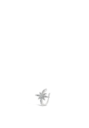 Absolute North Star Ear Cuff, Silver