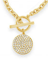 Absolute Link & Crystal Bracelet, Gold