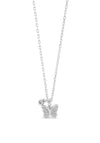 Absolute Kids Butterfly Pendant & Chain, Silver