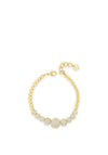 Absolute Pave Circles Bracelet, Gold