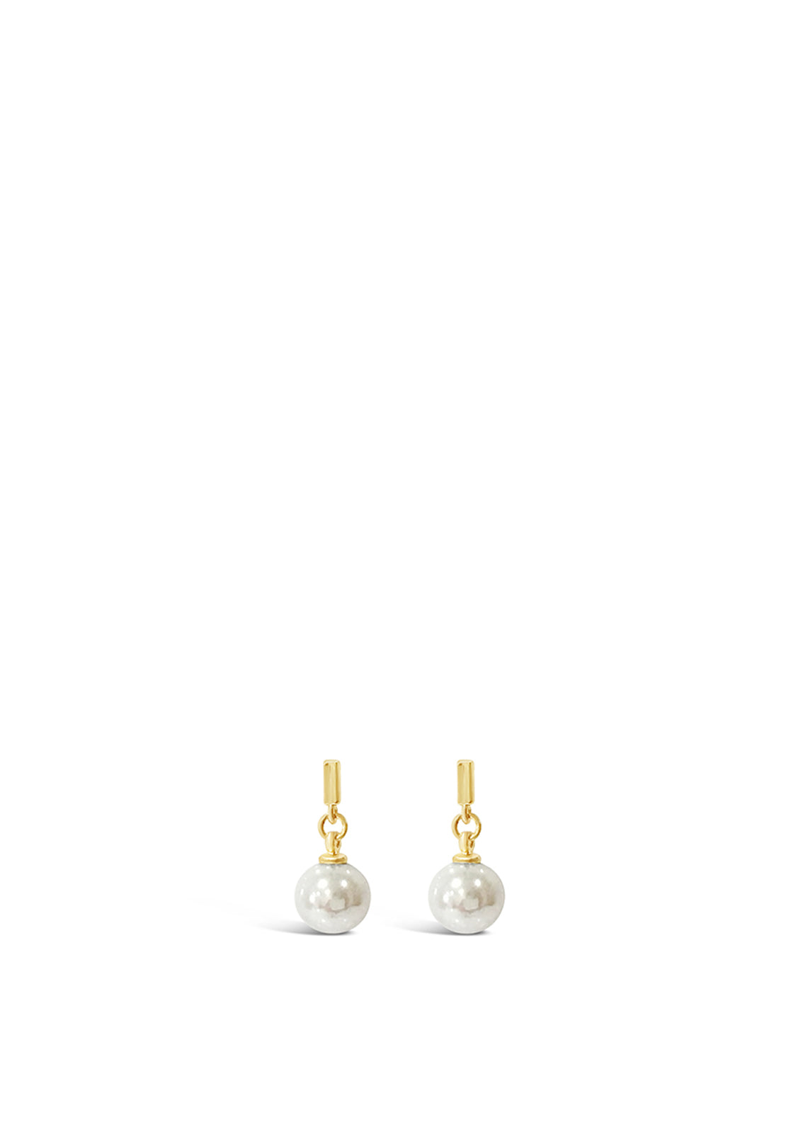 Absolute Pearl Drop Earrings, Gold