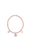Absolute North Star Charm Bracelet, Rose Gold