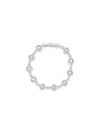 Absolute Round Crystal Bracelet, Silver