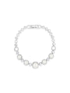 Absolute Pearl Crystal Bracelet, Silver
