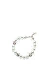 Absolute Pearl with CZ Stone Bracelet, Silver
