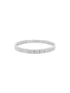 Absolute Double Row Bangle, Silver