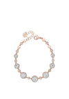 Absolute Rose Gold Small Circular Diamante Bracelet, B2055RS