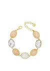 Absolute Speckled Nude Opal Gold Bracelet, B2089GL