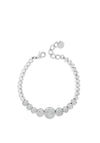 Absolute Silver Diamante Circular Bracelet, B2097SL