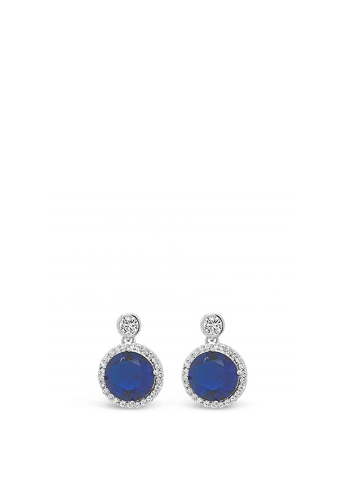 Absolute The Sapphire Collection Earrings, Silver
