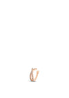Absolute Twisted Crystal Ear Cuff, Rose Gold