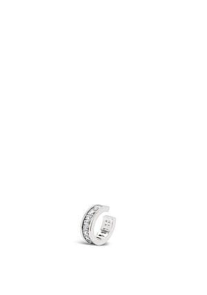 Absolute Crystal Ear Cuff, Silver
