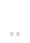 Absolute Diamond Earrings, Silver