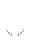 Absolute Silver Star Diamante Earrings