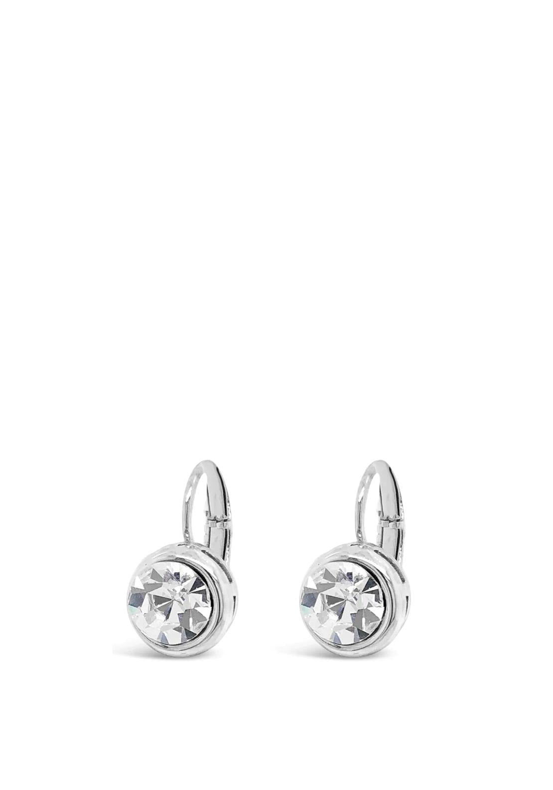 Absolute Diamond Drop Earrings, Silver