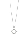 Absolute Diamante Ring Necklace, Silver