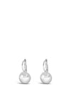 Absolute Silver Ball Drop Earrings, Silver