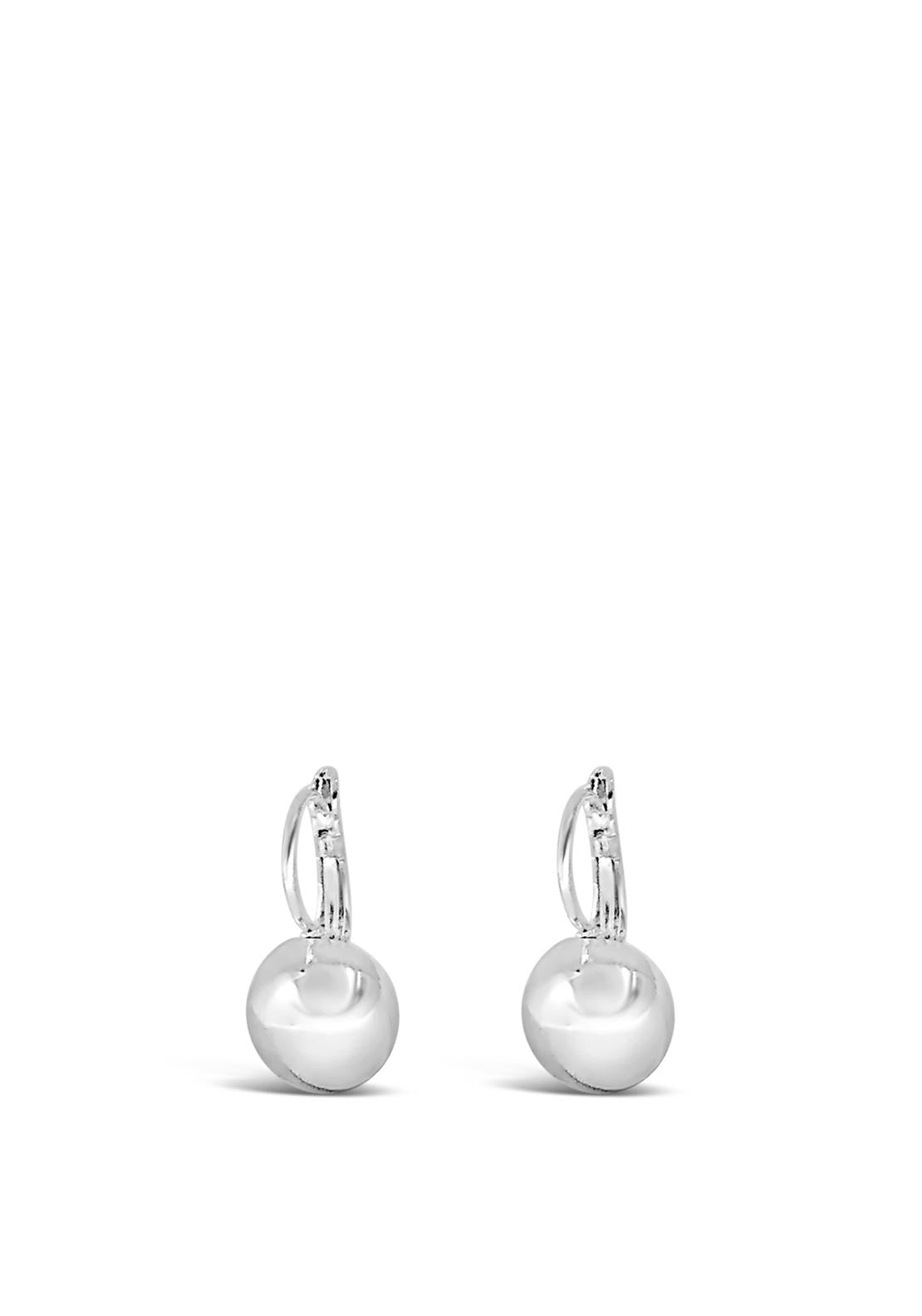 Absolute Silver Ball Drop Earrings, Silver