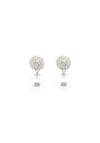 Absolute White Pearl Drop Pendant Stud Earrings