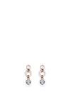 Absolute Pavé Drop Earrings, Rose Gold