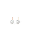 Absolute Cluster Stars Circle Earrings, Rose Gold