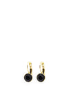 Absolute Gemstone Drop Earrings, Black & Gold