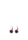 Absolute Gemstone Drop Earrings, Red
