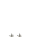 Absolute Diamanté Stud Earrings, Silver