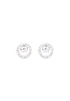 Absolute Jewellery Tiny Halo Necklace, Silver