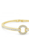 Absolute Diamond Circle Bangle, Gold