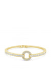 Absolute Diamond Circle Bangle, Gold