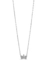 Absolute Holy Communion Silver Diamante Crown Necklace, HCP226