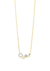 Absolute Gold Linking Discs Necklace, JP237GL