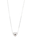 Absolute Jewellery Kids Crystal Heart Pendant, Silver