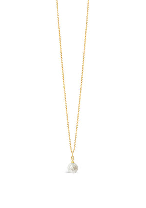 Absolute Pearl Drop Necklace, Gold